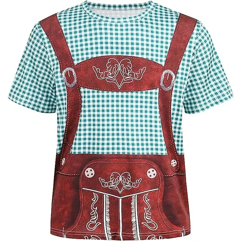 3D Printing Oktoberfest Bavaria T Shirt Men Cosplay Graphic Tees Summer Fashion Short Sleeve Top Street Harajuku Cool Tee Shirts