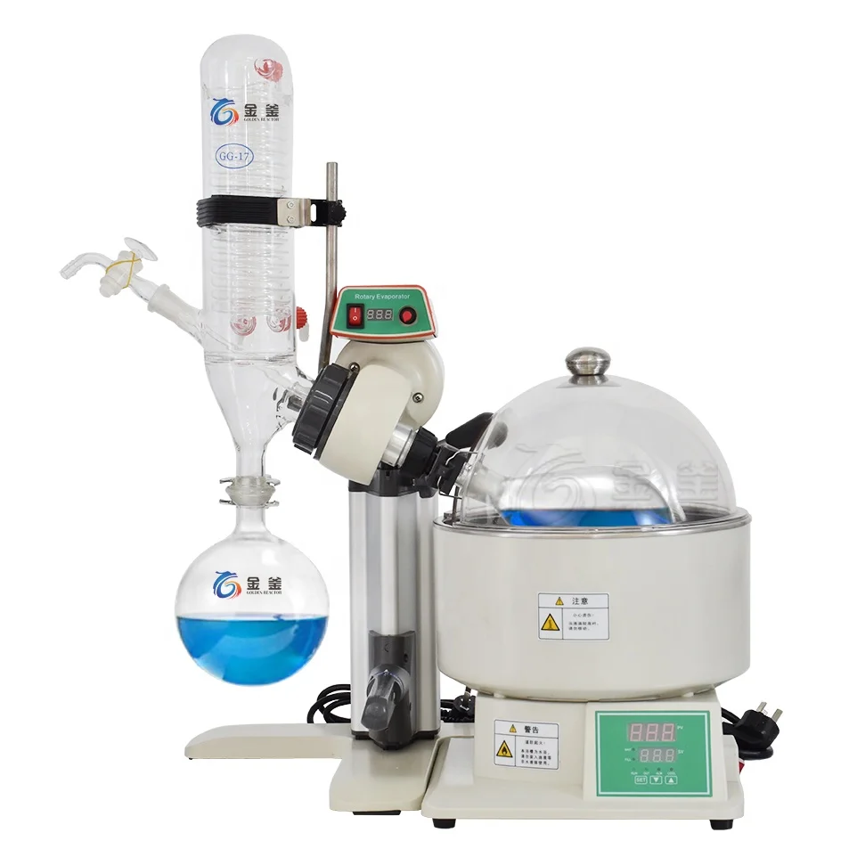 RE-2010 0.5L 1L 2L stock available solvent recovery Mini Lab Used Rotary Evaporator for vacuum distillation