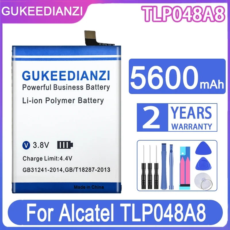 

Сменный аккумулятор GUKEEDIANZI TLP 048A8 5600 мАч для Alcatel TLP048A8, батареи для мобильных телефонов