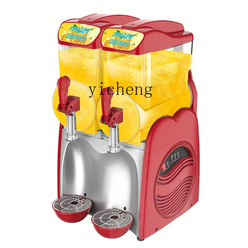 Snow Melter Commercial Automatic Double Cylinder Slush Machine Cold Drinking Machine