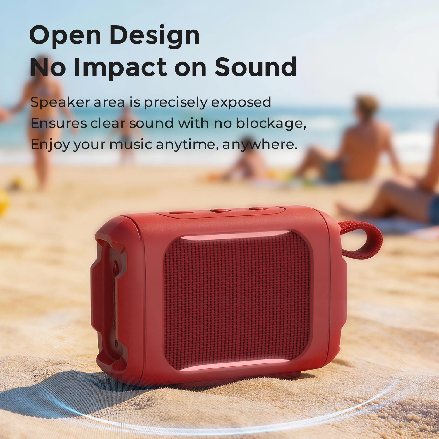 Etui SIKAI do głośnika Bluetooth JBL GO 5 Silikonowa osłona ochronna odporna na zarysowania i wstrząsy, etui podróżne — zdjęcie produktu 5