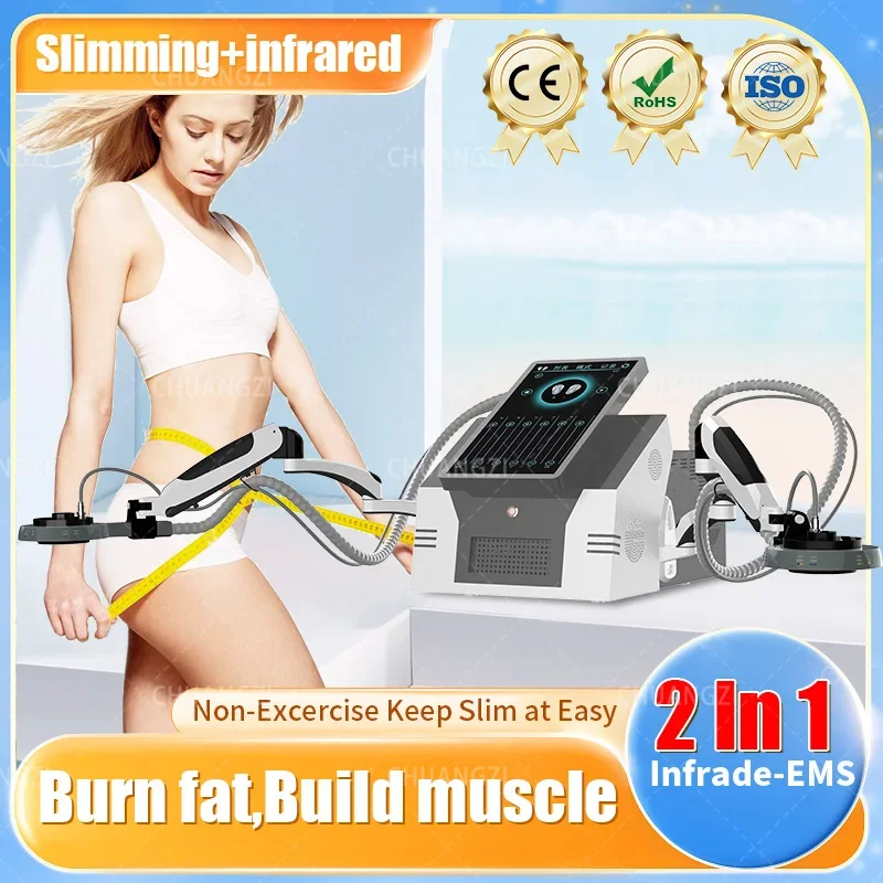 12 infrared Emszero requires no exercise, maintains slimness and burns fat, establishes CE certified muscles, 2-in-1