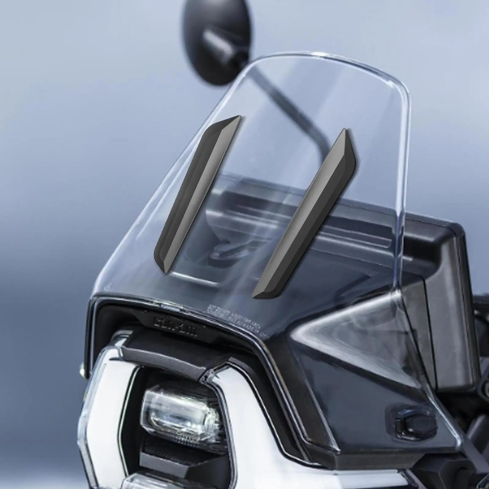 

Motorcycle Windshield Deflector Motorcycle Windshield Windscreen Guide Decorative Strip Motorcycle Modification Accessories