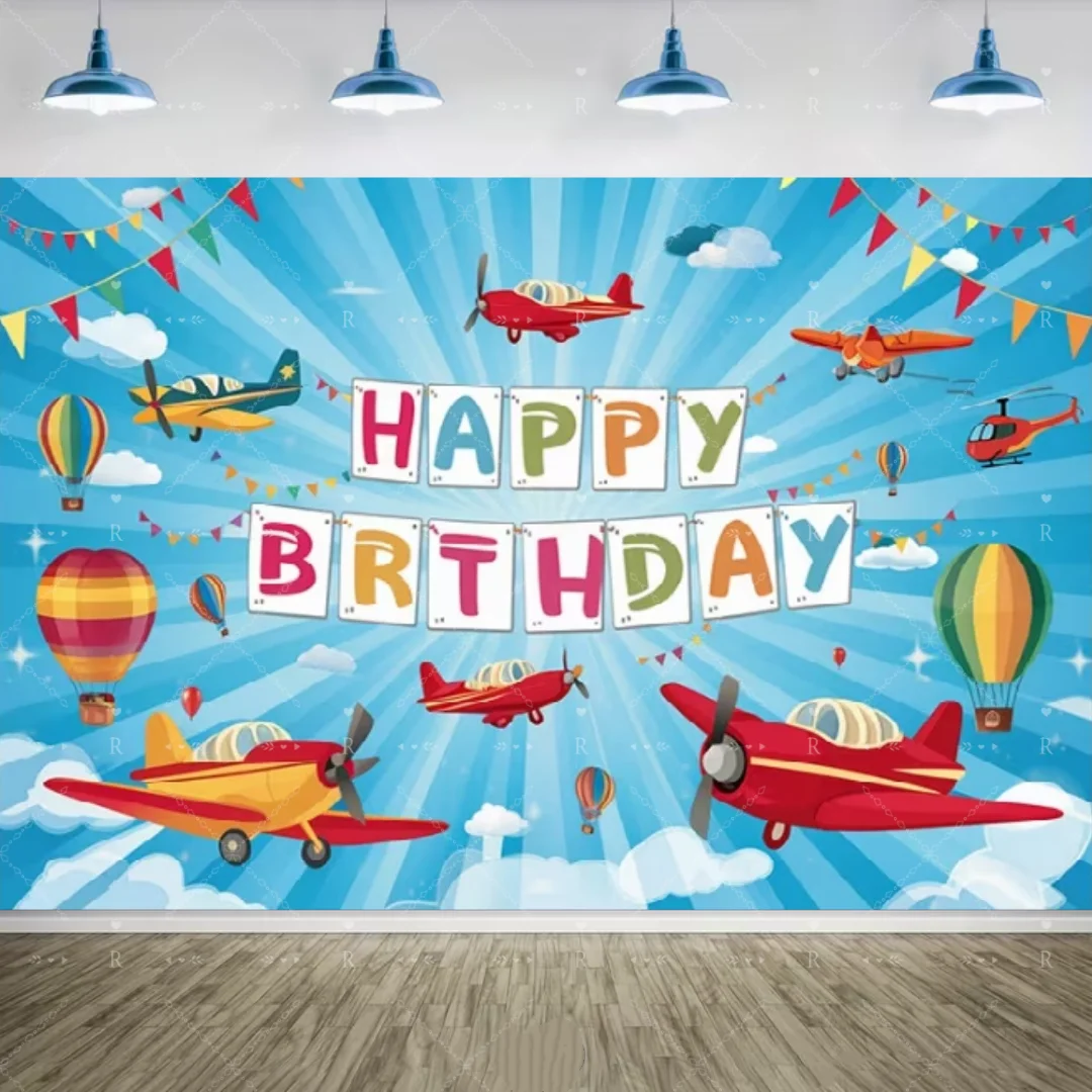 Airplane Theme Children Birthd - Car Accessories Banner review and price