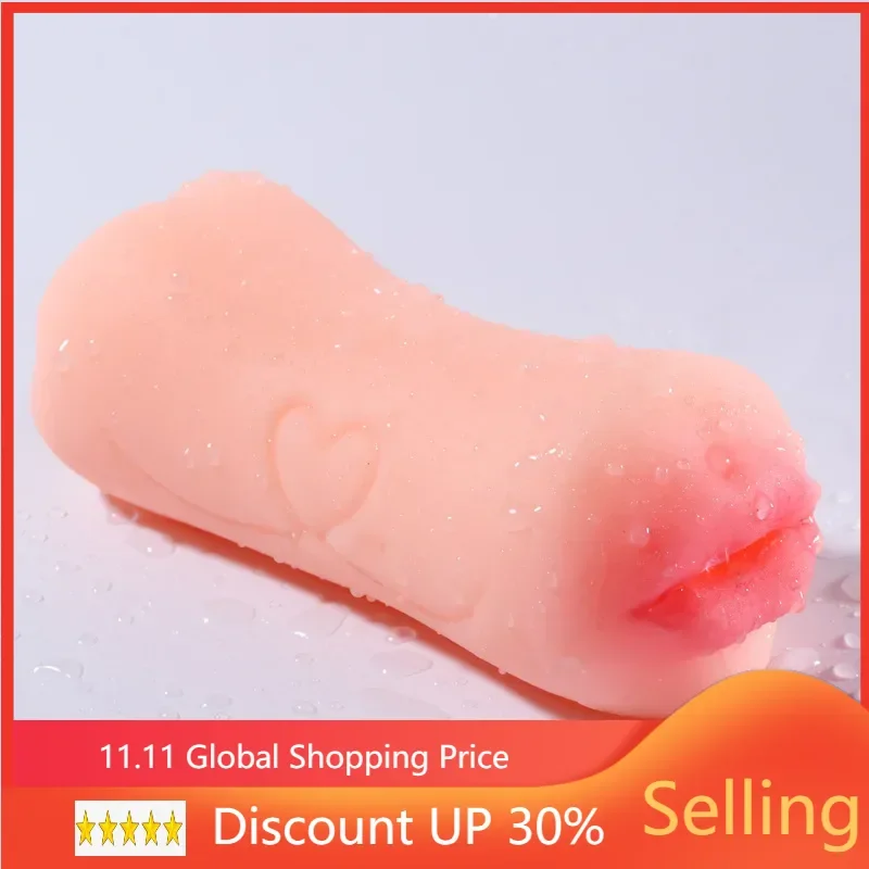 Sex Toys For Man Soft Silicone Realistic Blowjob G Double-hole Famous Device Inverted Mold Aircraft Cup Entity Doll Big Ass Male