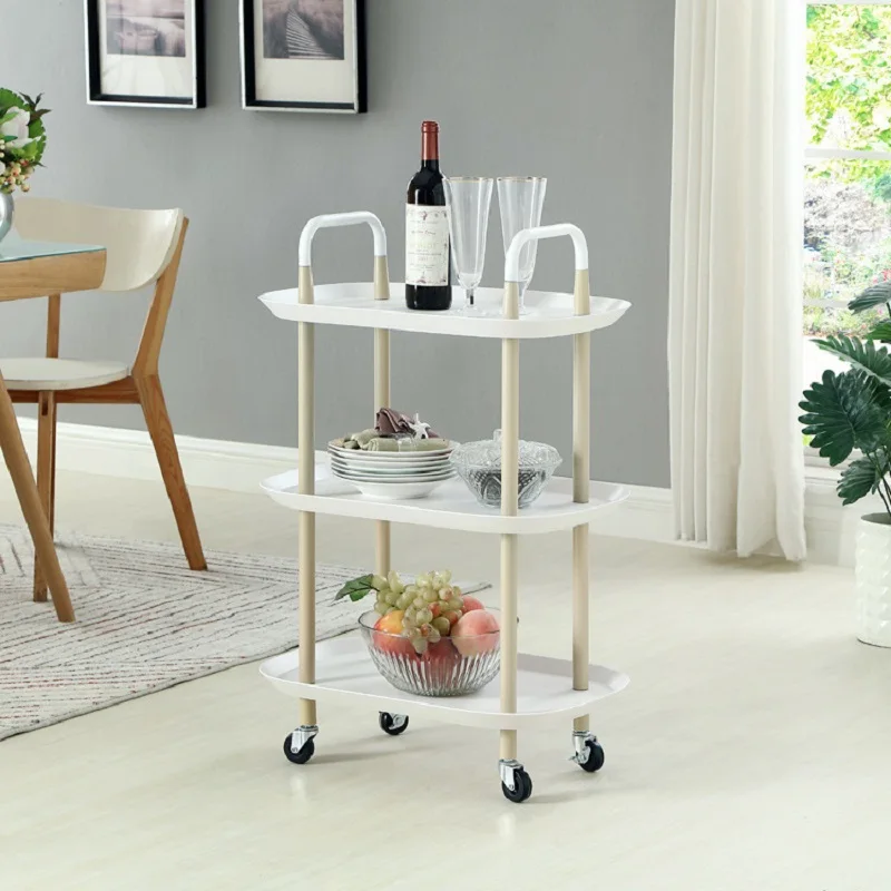 Imagem -04 - Cozinha 23layer Storage Rack Square Cart Simples Multi-função Tray Rack de Armazenamento Banheiro Mobile Living Room Home Acessórios