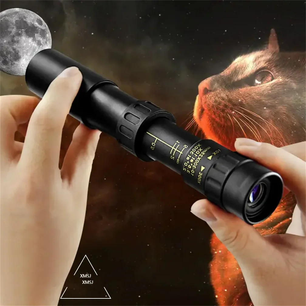 

XMSJ Professional HD Monocular Telescope 10-300x Zoom Long Range Portable for Hunting and Outdoor Activities 2025 new