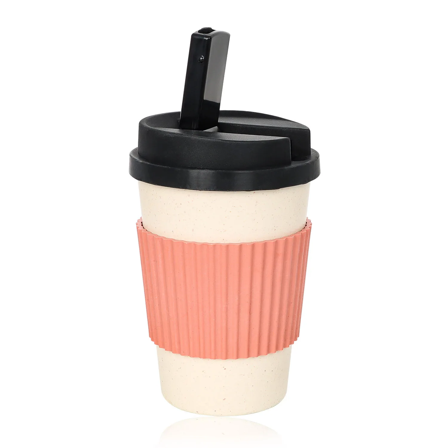 Biodegradable Coffee Cup Pipe with Cup Cover Biodegradable Coffee Cup Coffee Cup Pipe with Cup Cover