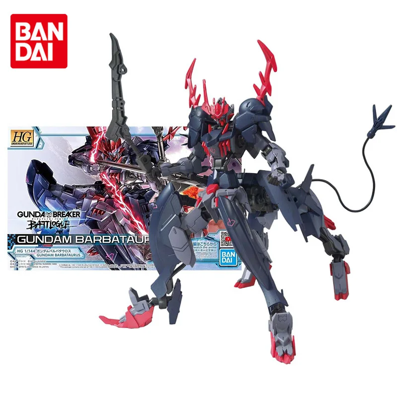 

Bandai Genuine Gundam Model Kit Anime Figure HG 1/144 Gundam Barbataurus Collection Gunpla Anime Action Figure Toys for Children