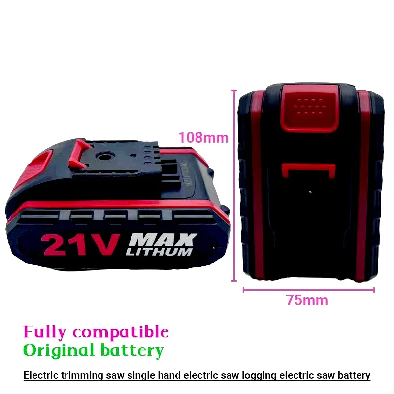 Air freight 21VMAX 3000mAh lithium battery, cordless screwdriver power tool battery replacement, drill and other 21V2A chargers