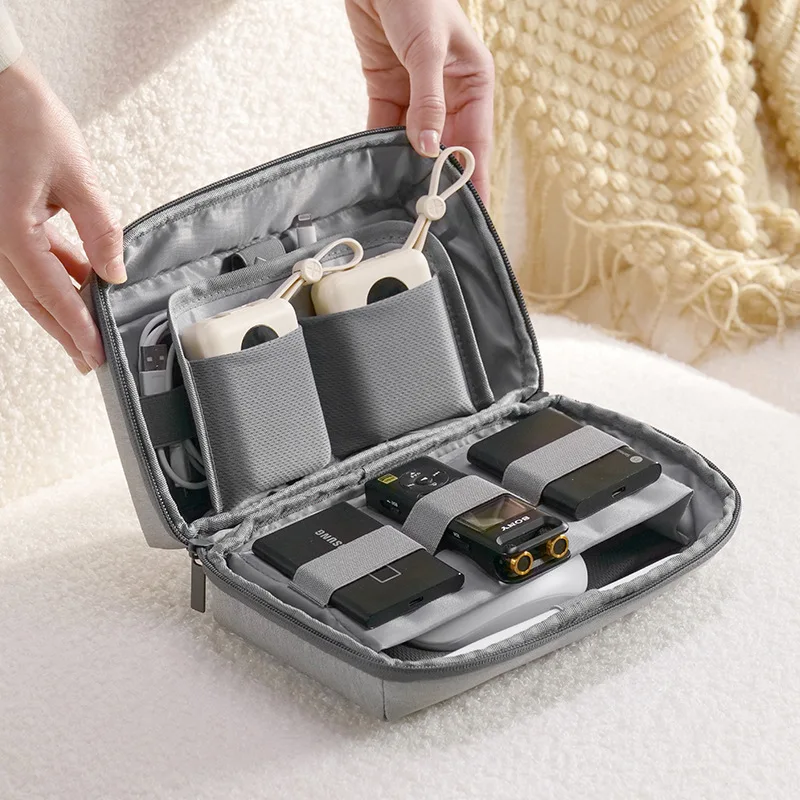 Travel Essentials Pouch Organizer USB Cables Earphones Gadgets Storage Bag Digital Accessories Makeup Cover Devices Luggage Bag