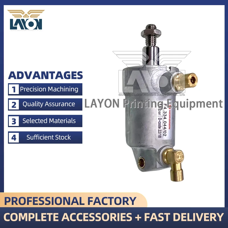 1pcs LAYON F4.334.044 Pneumatic Cylinder For Heidelberg CD102 SM102 Printer High Quality Fast Safety Delivery