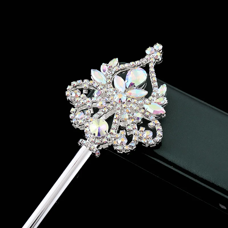 

Princess Wands Handheld Queen Masquerade Costume Scepter Glitter Role Play Props Costume Accessories Party Scepter for Queen