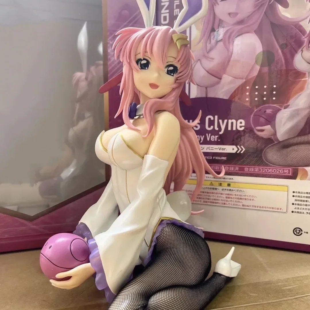 Animation Derivatives Action Figures Lacus Clyne Rabbit Girl Style Delicate Workmanship Kawaii Model Birthday Gifts for Children