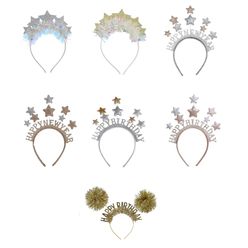 

Stylish Star Headband Hair Decoration Comfortable Hairpieces for Women And Teens