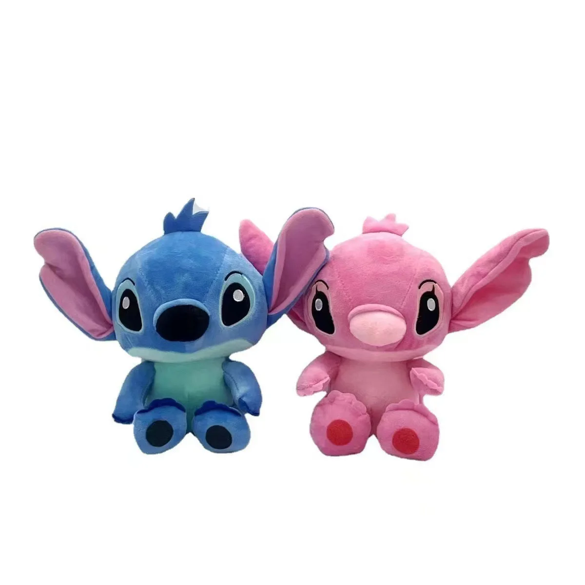 Disney Stitch Kawaii น่ารักการ์ตูนอะนิเมะน่ารักตุ๊กตาของเล่นตุ๊กตา Plush,สีฟ้าสีชมพู Stitch วันเกิดเด็ก,คริสต์มาสของขวัญ