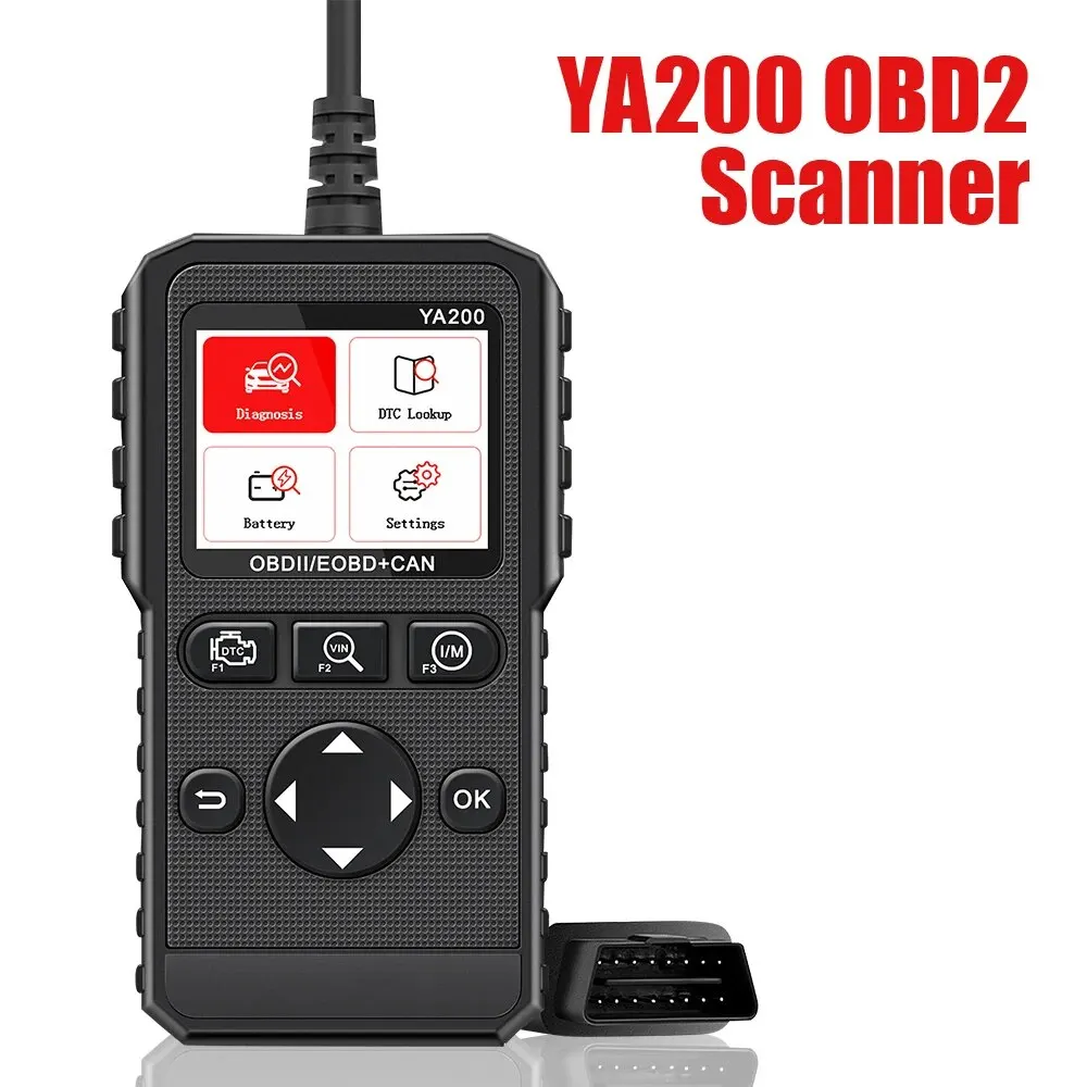 Scanner Professional YA200 OBD2 Diagnostic Tool Car Accessories Auto Engine System DTC Lookup Code Reader