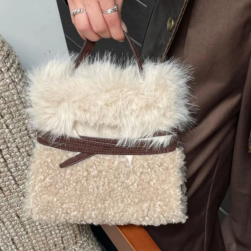 sacs-a-main-et-portefeuilles-de-luxe-en-fourrure-veritable-pour-femmes-nouveaute-2025-en-laine-d'agneau-avec-boucle-de-ceinture-poignee-superieure-petit-sac-a-bandouliere-haute-qualite-livraison-gratuite
