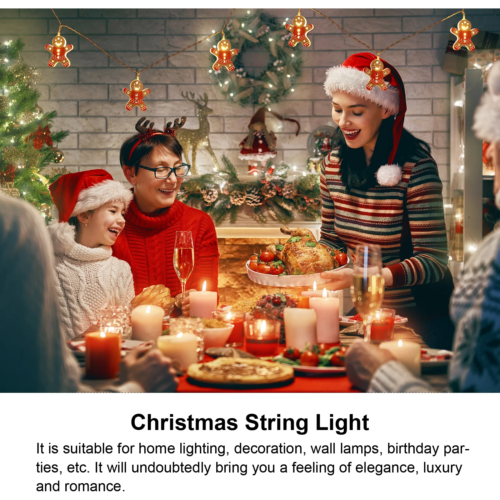 1Set Weihnachten Schneemann LED String Licht 10 Leds Urlaub Party Dekoration Indoor Outdoor Festliche String Licht Weihnachten Liefert