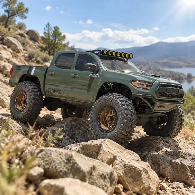 Axial 1:30 Scx30 Rc Car 4wd 2s Brushed 4WD Off Road Remote Control Crawler Vehicle High-Speed Rc Cars For Adult Hobby Toy Gifts