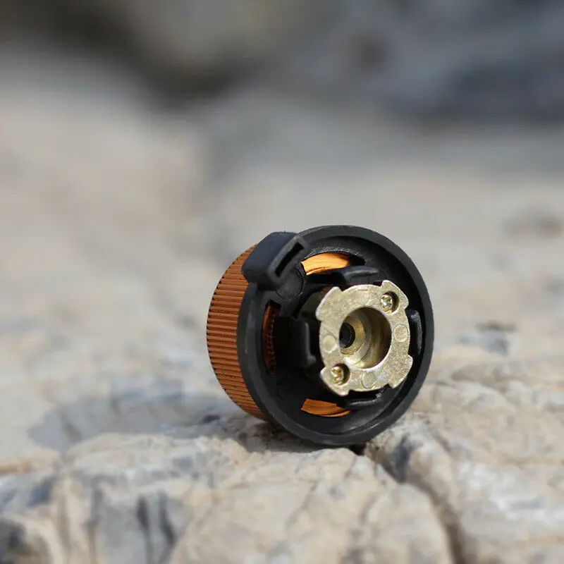 1pc Camping Cans Adapter For Split Burners Aluminum Alloy Stove Cans Adapters Converter Head Outdoor Picnic Equipment Tools