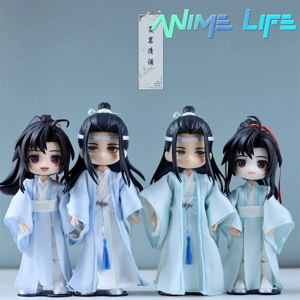 Anime MDZS Mo Dao Zu Shi Wei Wuxian Lan Wangji Handmade Ancient Costume OB11 P9 P10 Clothes Clothing Cosplay Original Kids Gift