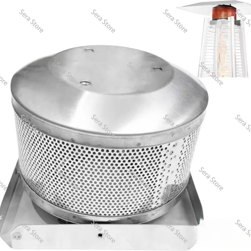 Quad Pyramid Type Heater Fittings (304 Stainless Steel Burning Mesh + Glass Tube Top Welding Parts)