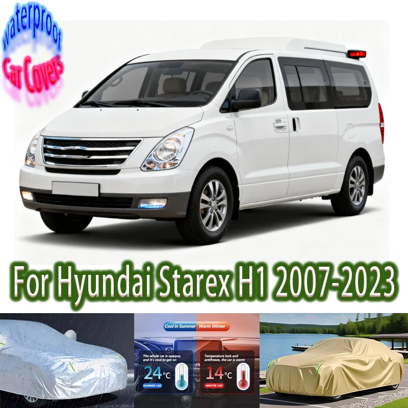

For Hyundai Starex H1 2007-2023 Outdoor Protection Full Car Covers Snow Cover Sunshade Waterproof Dustproof Car accessories
