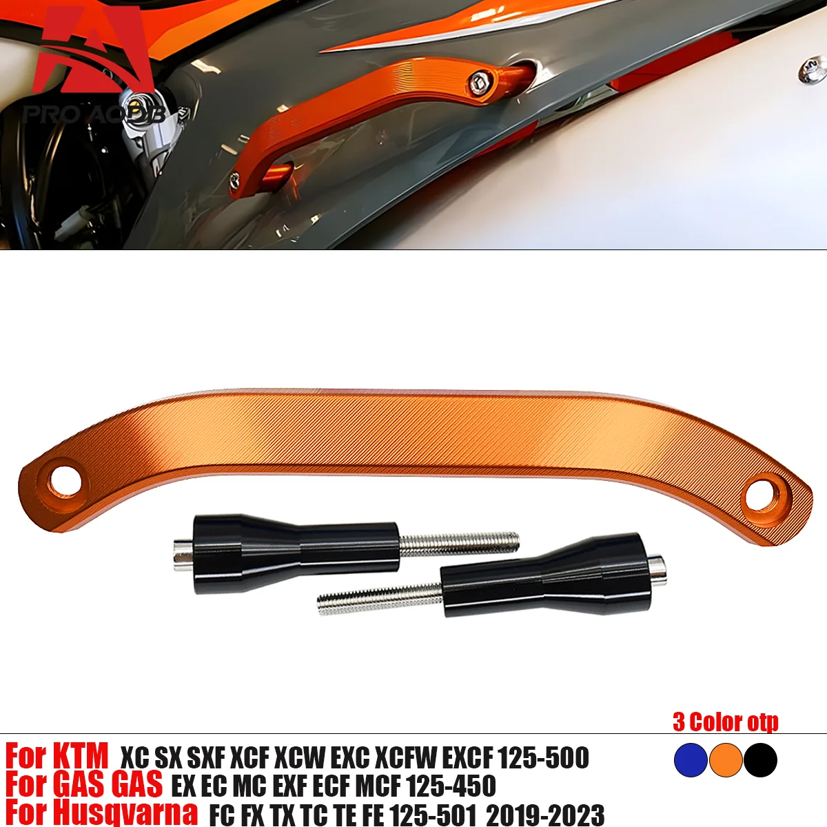 

For Husqvarna FC FE FX TC TE TX For KTM SX SXF EXC EXCF XC XCF XCW 2020 2021 2023 High-Quality Rear Passenger Grab Rail Handle