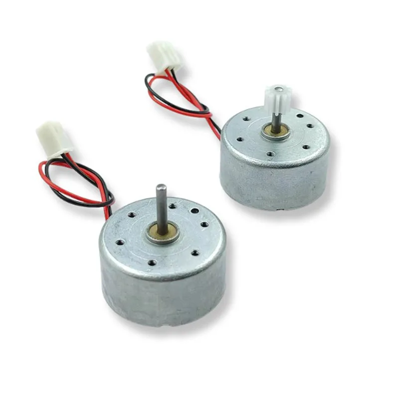 

​​DC 5V-12V 6V 9V RK-300C Micro Spindle Motor | 24mm Round High-Speed 6500RPM Low Current for Solar Fan Hobby Toy Model