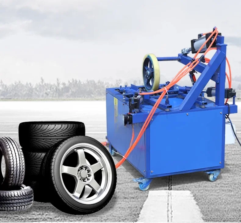 Rubber tire cutting machine Waste rubber double-sided tire sidewall recycling cutting machine