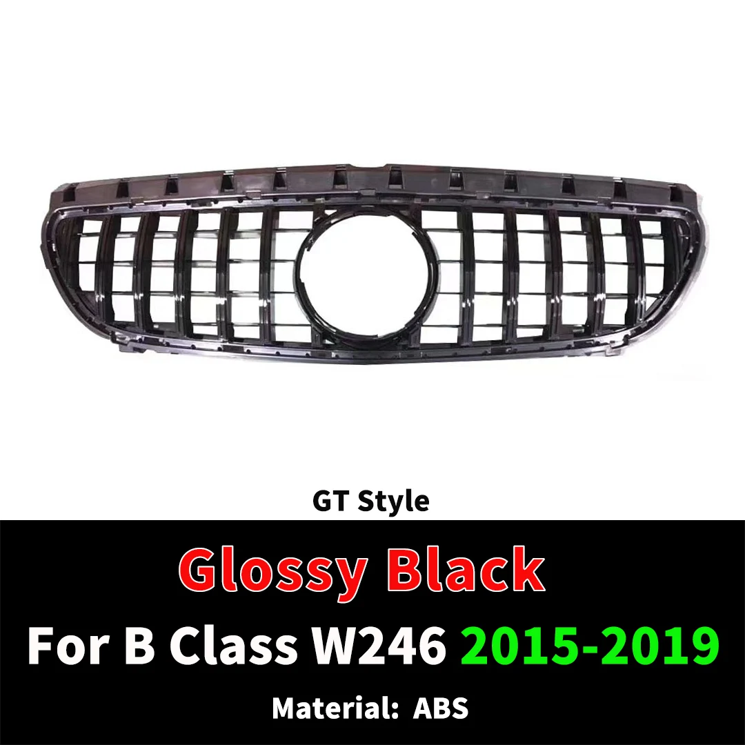 Facelift Voorbumper Grille Racing Grill Tuning Accessoires Voor Mercedes Benz B klasse W246 2012-2019 Bovenste Mesh midden Styling