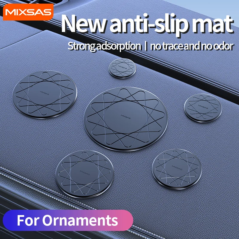 MIXSAS Car Dashboard Non-Slip Mat Sticky PU Nano Toy Key Sunglasses Anti-skid Pad Phone Stick Storage Mat Car Interior Accessory