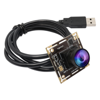 ELP 1080P 30fps Mini USB Camera Module Fisheye H.264 with Microphone Webcam Support Video Chat for Windows Mac Linux PI PC