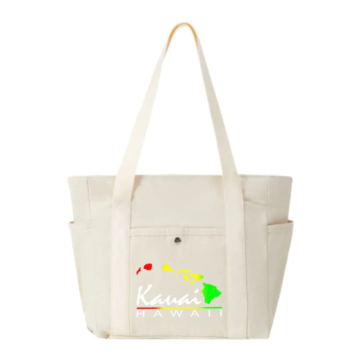 Kauai Map Marks Adventure Everyday Multi-Pocket Bag – Great for School Runs