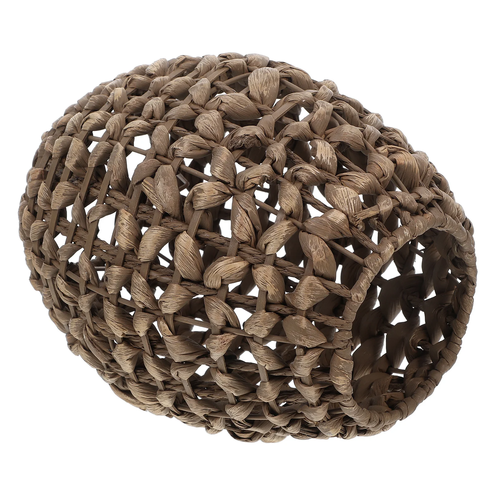 

1pcs Woven Lamp Shade E27 Base Rustic Boho Ceiling Pendant Chandelier Replacement Cover For Restaurant Hotel Lighting Decorative