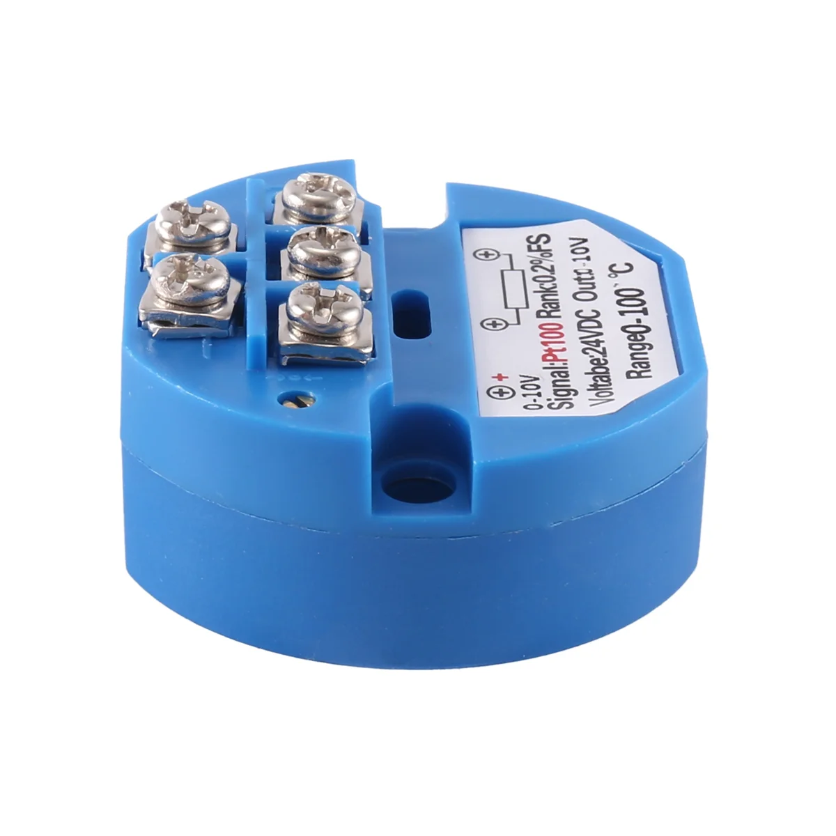 Imagem -04 - Transmissor de Temperatura de Resistência Térmica tipo Pt100 para 010v Entrada 0-100 Graus Rtd Saída 0-10 a Dc24v