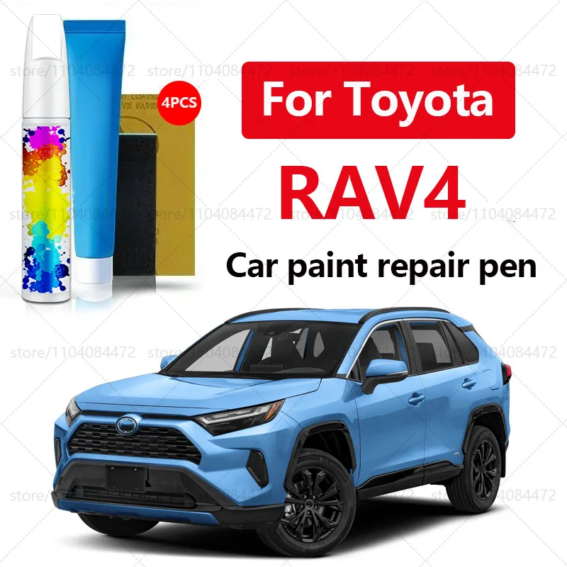 

Car Paint Repair Pen For 1994-2025 Toyota RAV4 Paint Scratch Repair Accessories 4PCS White 070 Blue 8W2 8X8 Gray 1G3 black 218