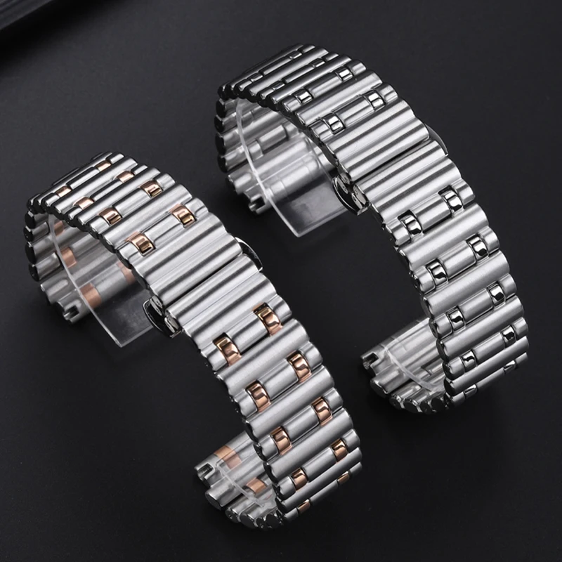 24mm For Breitling mechanical timing steel band super ocean avenger replacement precision steel strap men\'s metal bracelet brace