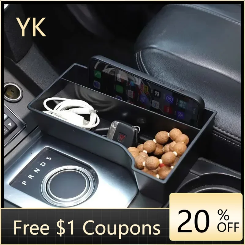 

ABS автомобильный ящик для хранения центрального управления, держатель для стакана с водой, органайзер, внутренние автомобильные аксессуары для Land Rover Discovery 4 LR4 2013-2016