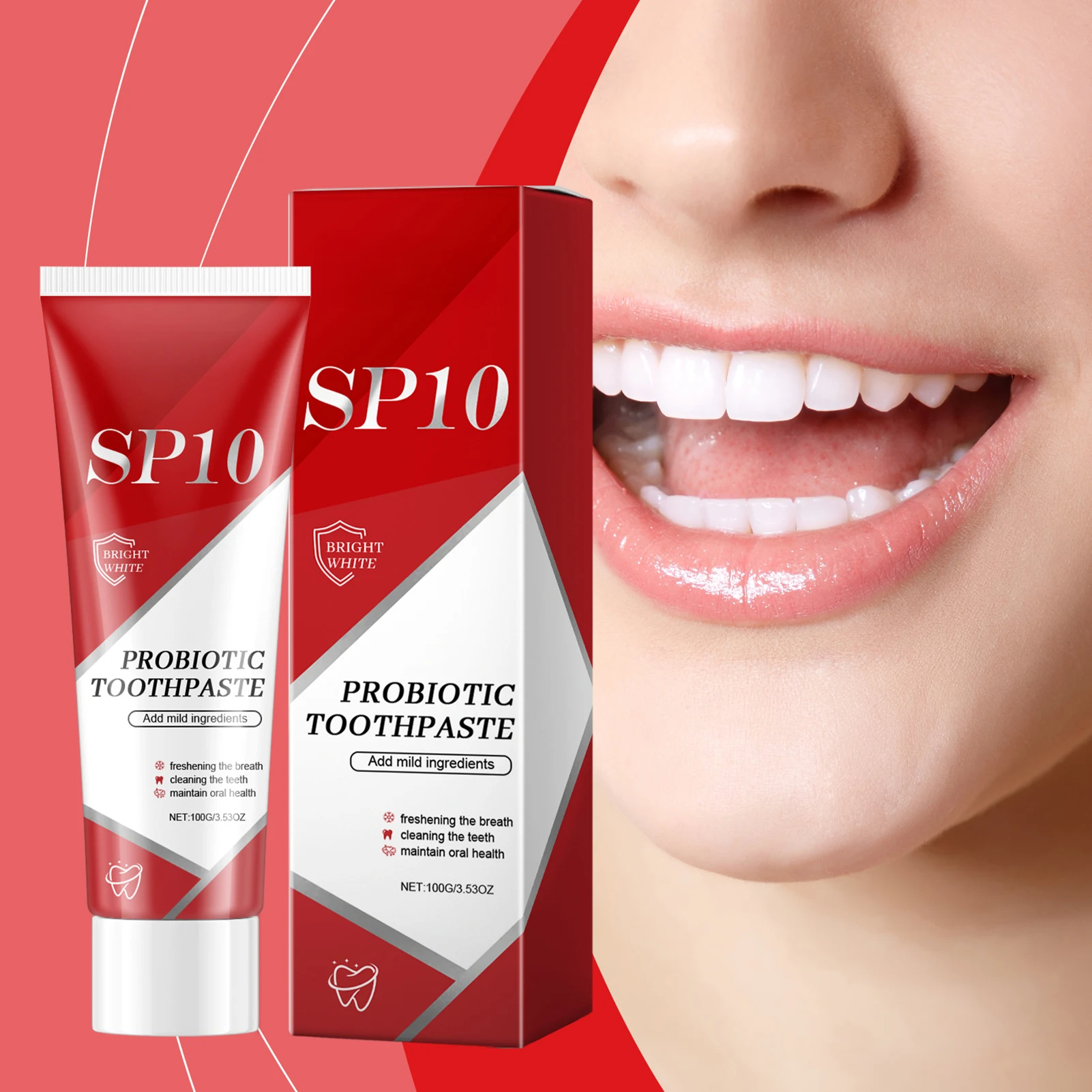 

Sp-10 Ultra Whitening Toothpaste Daily Care Stain Remover Toothpaste Help Keep Refreshing Breath