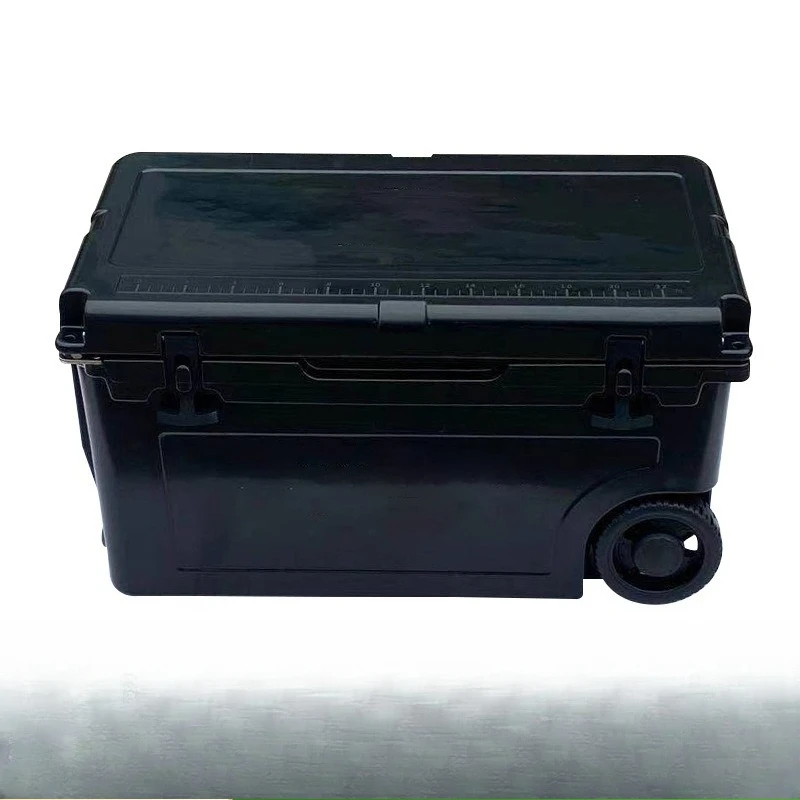 

Supply large-capacity thermal insulation metal tie rod two-wheel sea fishing refrigerated fresh-keeping box