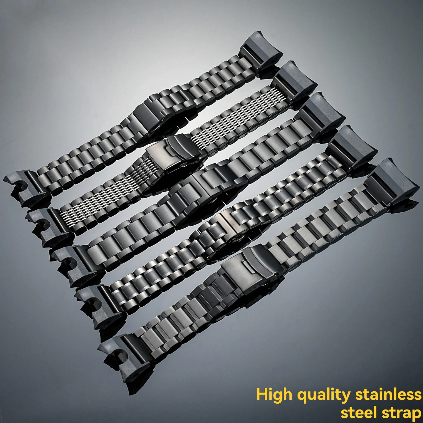 gwr-b1000 Stainless steel watch strap for Casio G-SHOCK Air Hero 5588 GWR-B1000 modified solid stainless steel strap bracelet