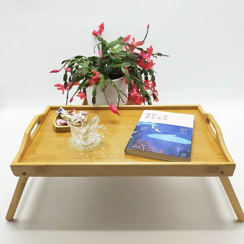 Portable Foldable Multi‑Purpose Tea Laptop Desk for Floating‑Window Bed Car Travel Outdoor Camping Equipment Camping Tables