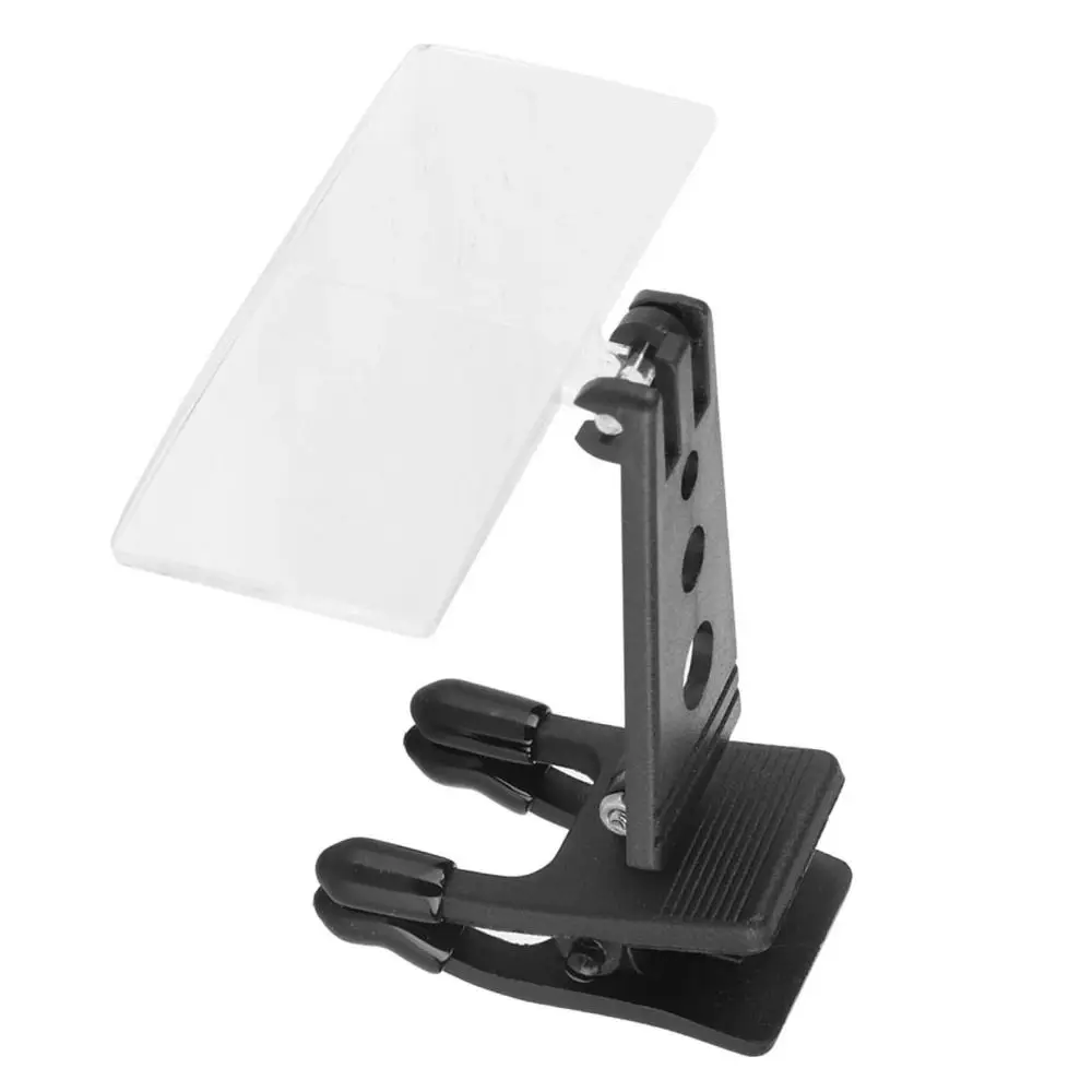 New Folding LED Magnifier Adjustable Reading Magnifying Glass Hands Free Light Spec Glasses Clip on Eyeglass image 2
