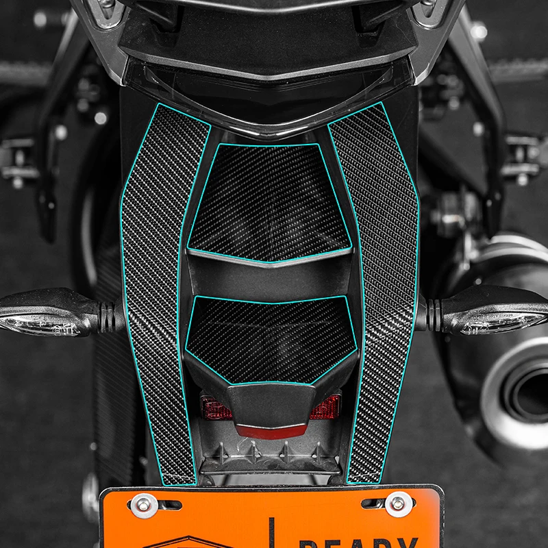 For KTM 1290 Super Duke GT Motorcycle Carbon Fiber Fairing Stickers Of Bike Accessories Plastic Parts Decoration Decals