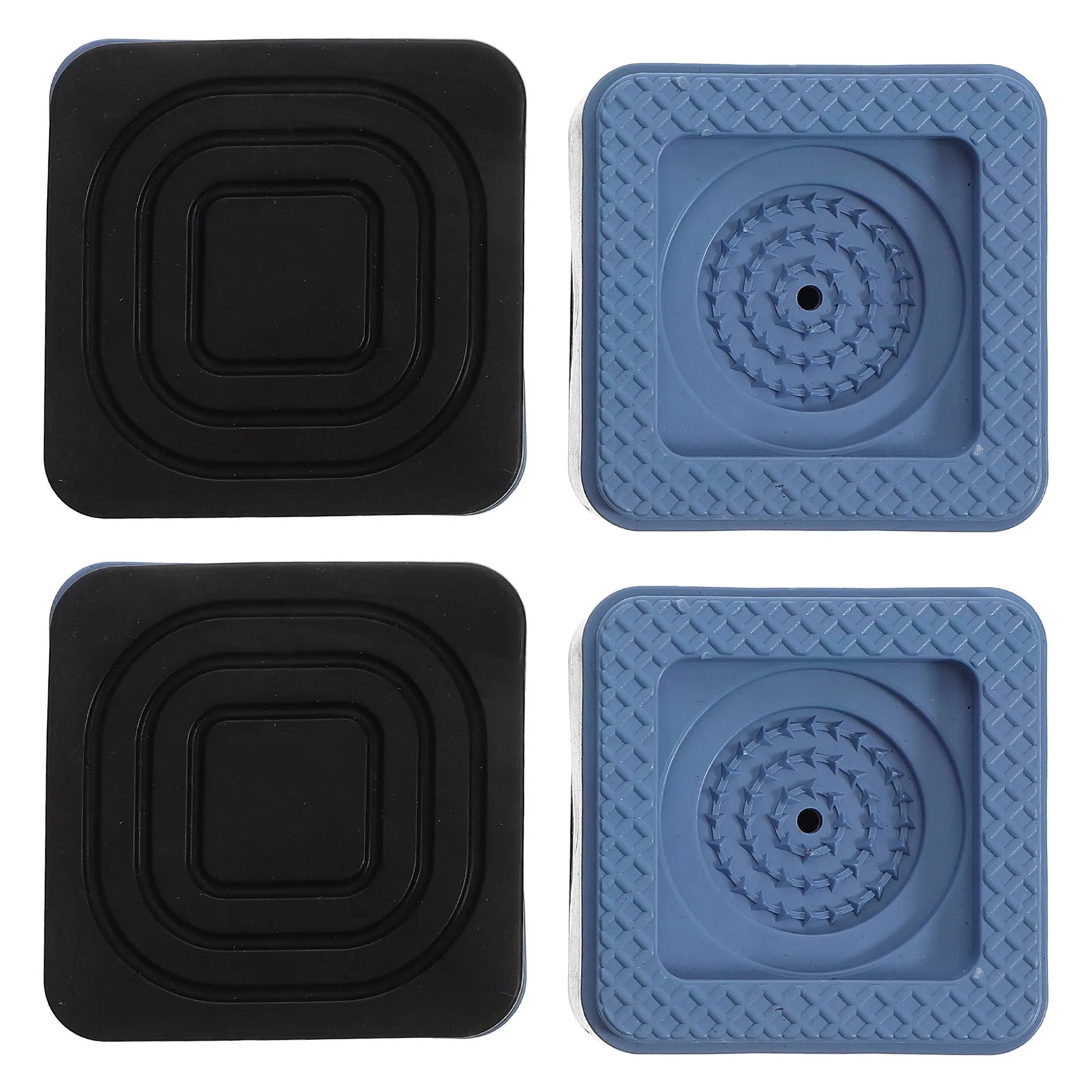 Almofadas estabilizadoras para pés de lavadora, 4 unidades, antivibração, à prova de choque, para máquina de lavar, redução de ruído e proteção de aparelhos