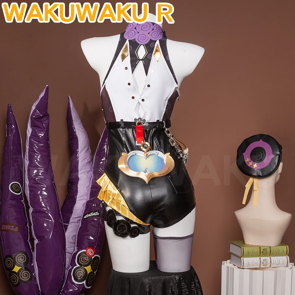TERSEDIA Kostum Cosplay Yidhari Murphy Game Zenless Zone Zero【S-2XL】WakuWaku-R ZZZ Kostum Wanita Ekor Yidhari Ukuran Besar