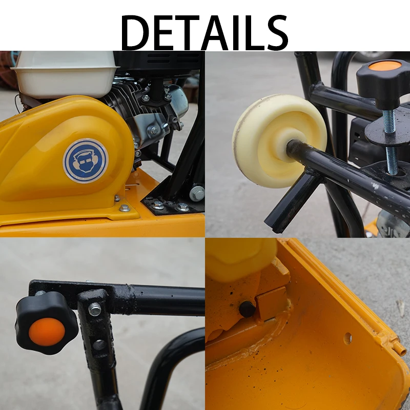 Factory  6.5hp Petrol Plate Tamper Compactor 6.5hp Soil Vibrating Road Compactor Plate Compactor