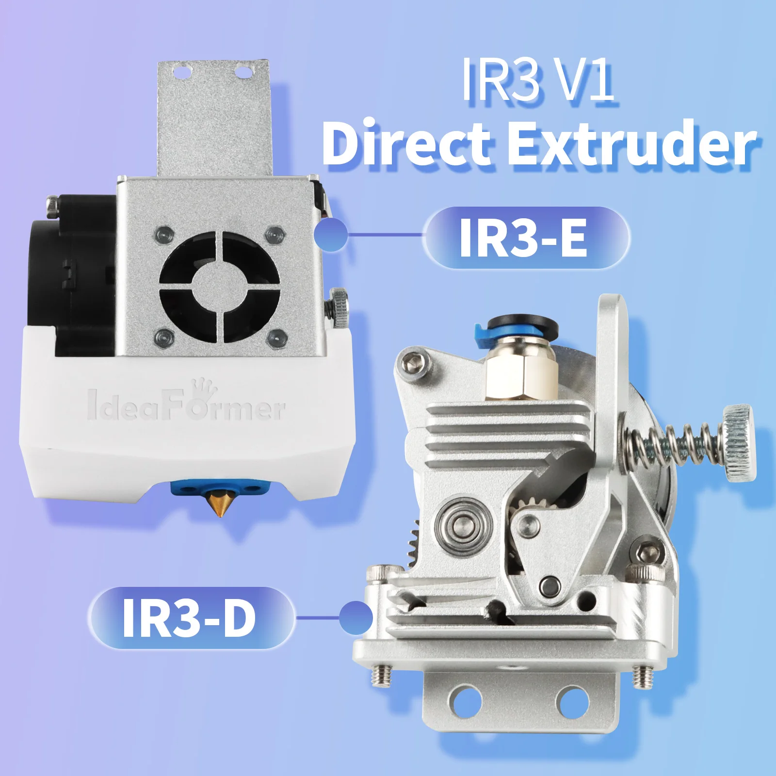 

IdeaFormer New High Quality Double Gear Printhead Proximity Extruder IR3-D / IR3-E for IR3 / IR3 V1 3D Printer Accessories